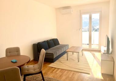 2 zimmer Wohnung in Podgorica in einem neuen Haus mit Parkplatz