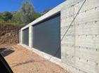 Neue moderne Villa mit Dachterrasse mit tollem Panoramablick auf das Meer in Buljarica