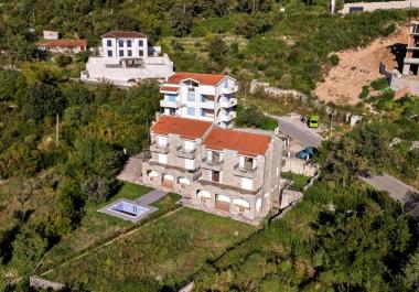 Atemberaubender Panoramablick auf das Meer 249 m2 Haus in Blizikuće als Mini-Hotel